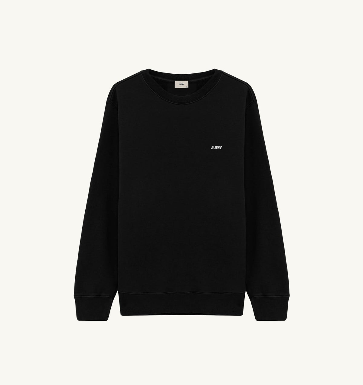 AUTRY CREWNECK SWEATSHIRT WITH EMBROIDERED LOGO FOR MAN