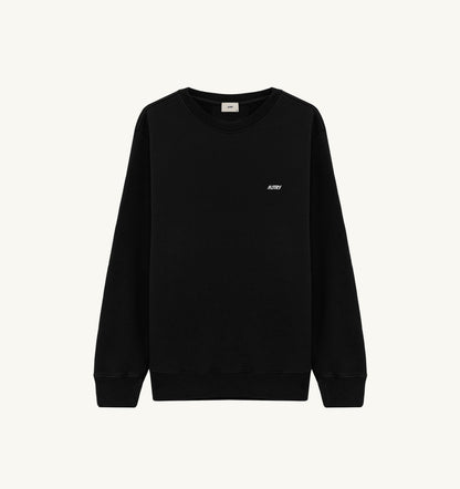 AUTRY CREWNECK SWEATSHIRT WITH EMBROIDERED LOGO FOR MAN