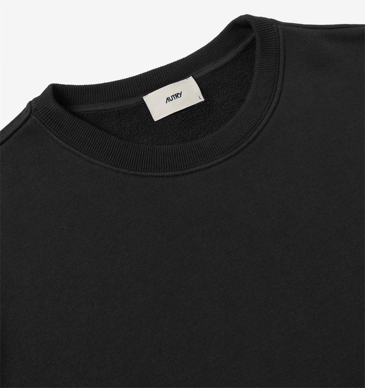 AUTRY CREWNECK SWEATSHIRT WITH EMBROIDERED LOGO FOR MAN