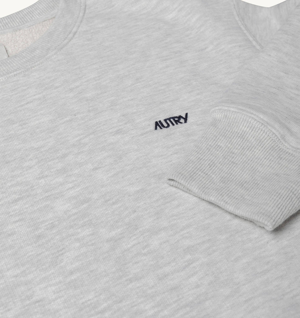 AUTRY EMBROIDERED LOGO CREWNECK SWEATSHIRT MAN