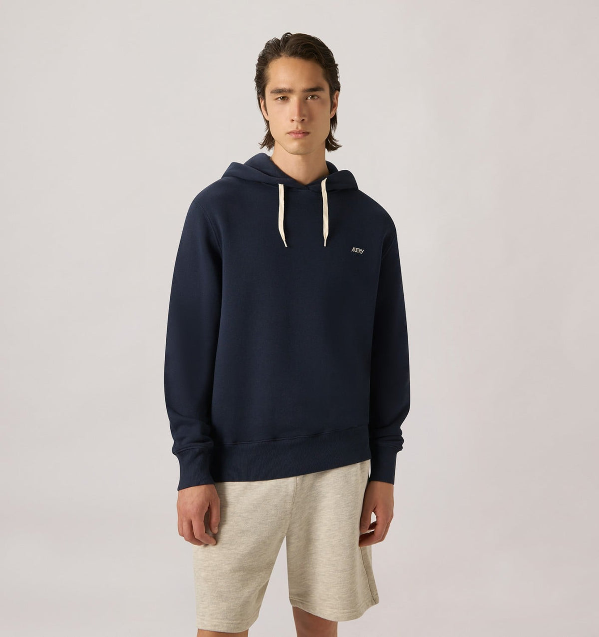 AUTRY EMBROIDERED LOGO HOODIE MAN