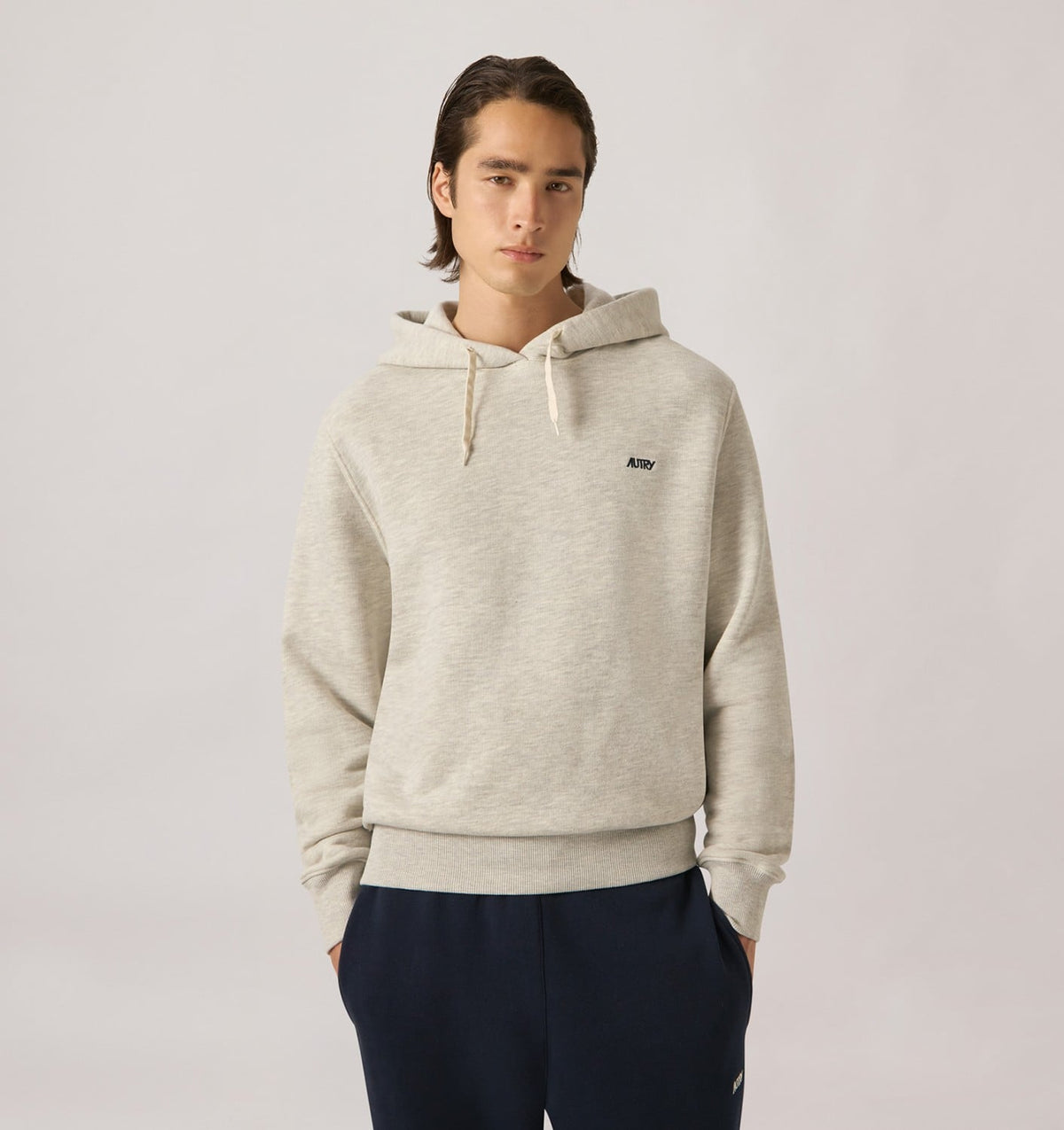 AUTRY EMBROIDERED LOGO HOODIE MAN