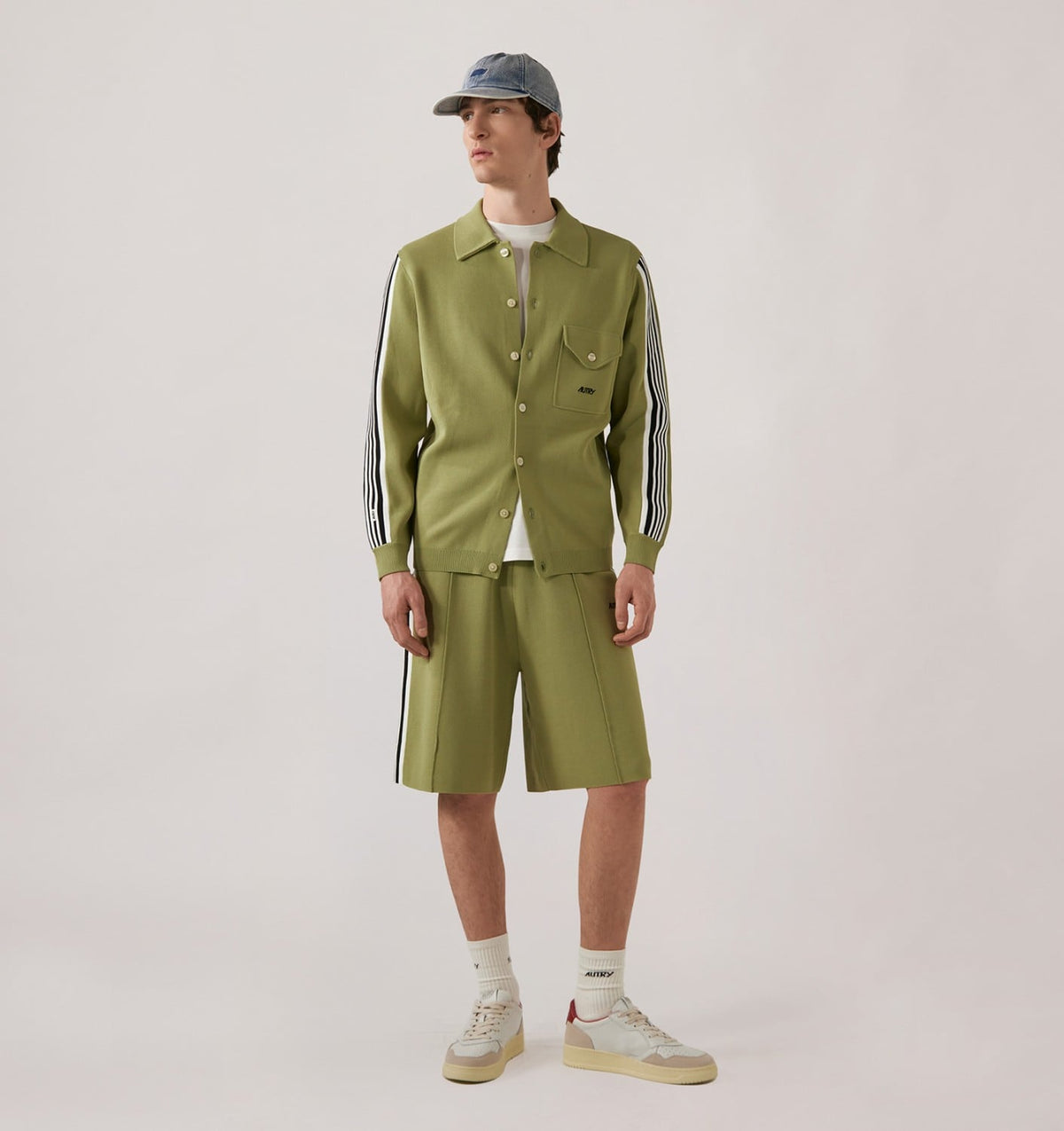 AUTRY KNITTED VISCOSE SHORT MAN