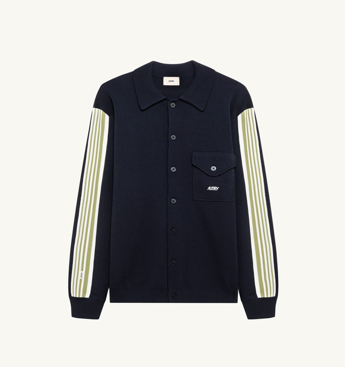 AUTRY KNITTED VISCOSE SHIRT JACKET MAN