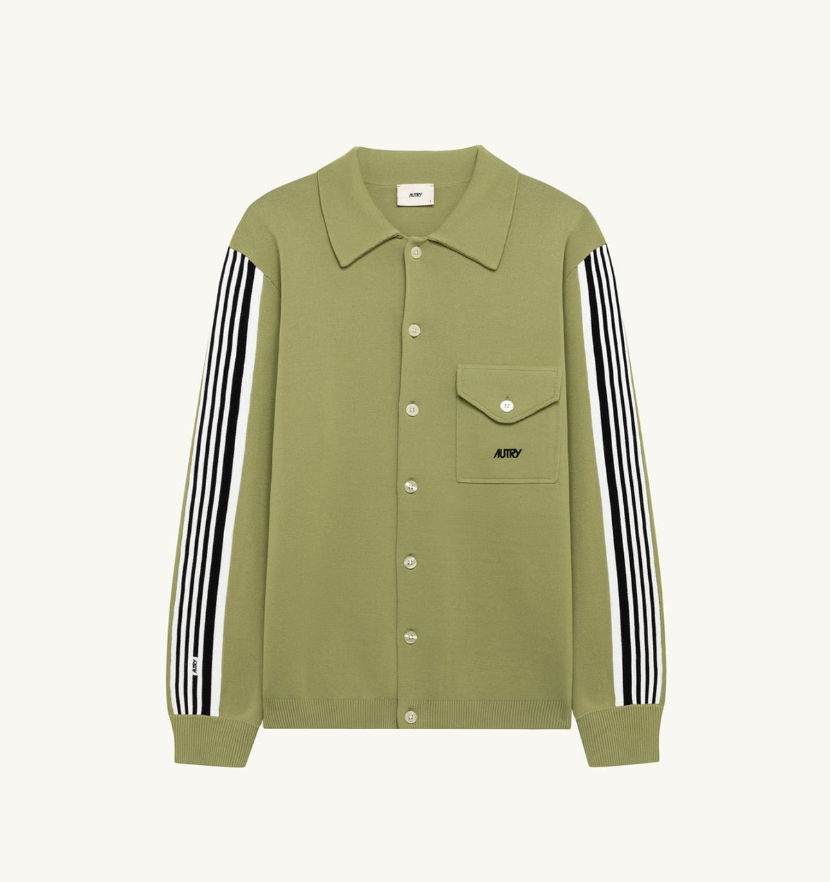 AUTRY KNITTED VISCOSE SHIRT JACKET MAN