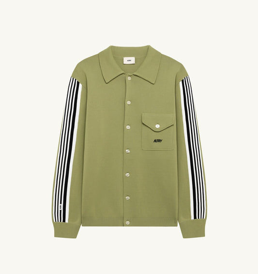 AUTRY KNITTED VISCOSE SHIRT JACKET MAN