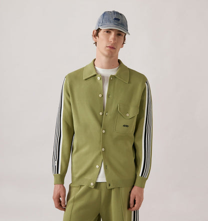 AUTRY KNITTED VISCOSE SHIRT JACKET MAN
