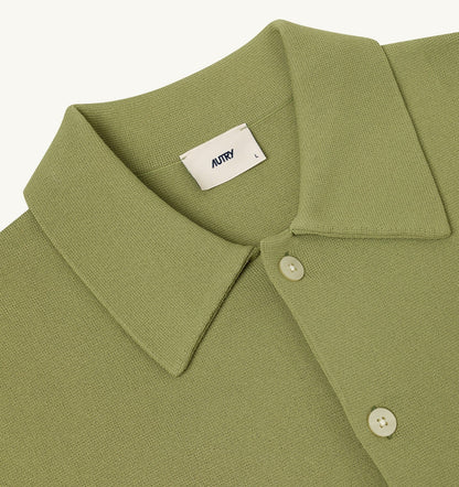 AUTRY KNITTED VISCOSE SHIRT JACKET MAN