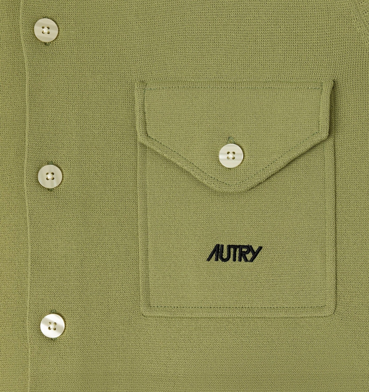 AUTRY KNITTED VISCOSE SHIRT JACKET MAN