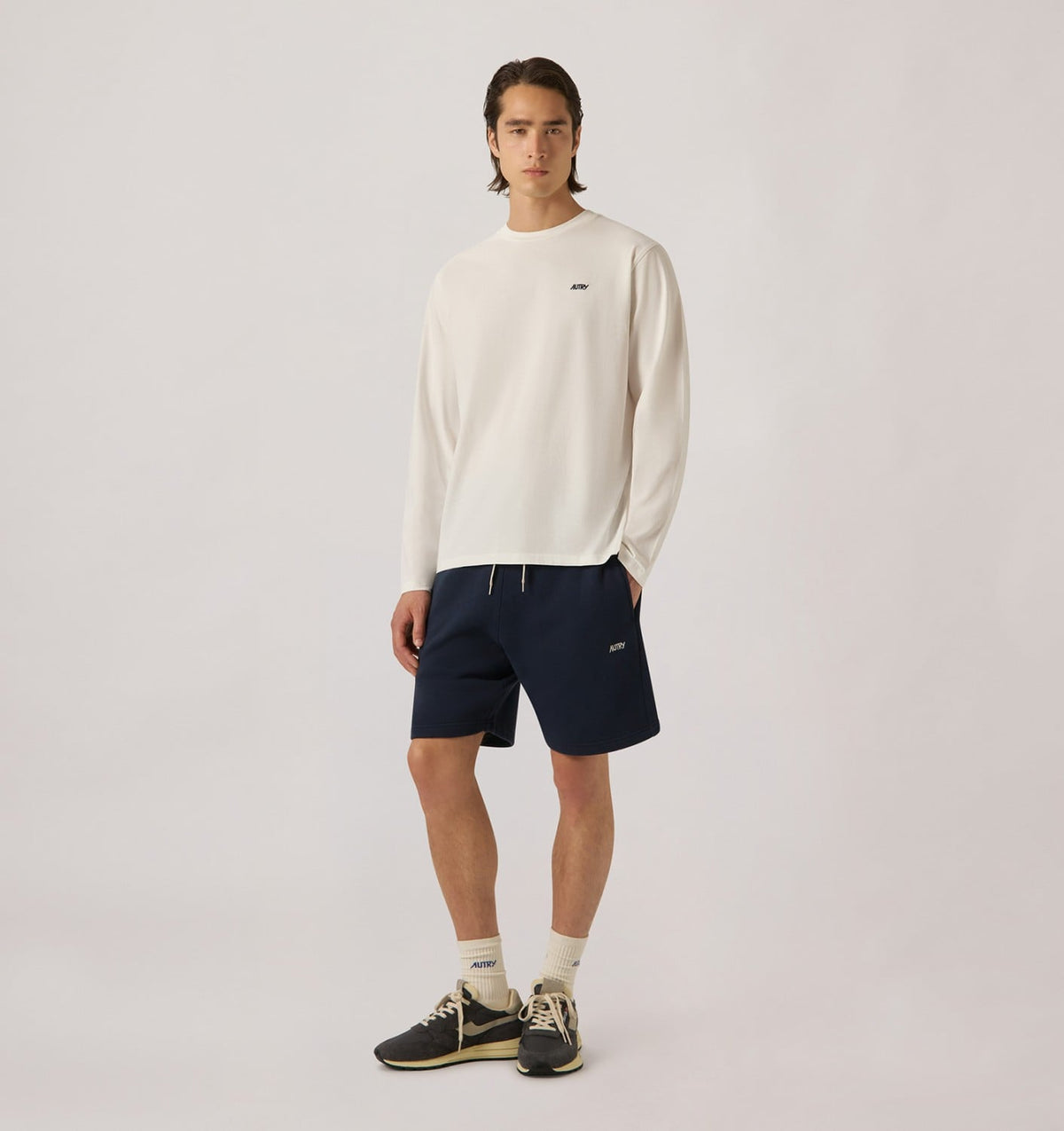 AUTRY EMBROIDERED LOGO SHORTS MAN