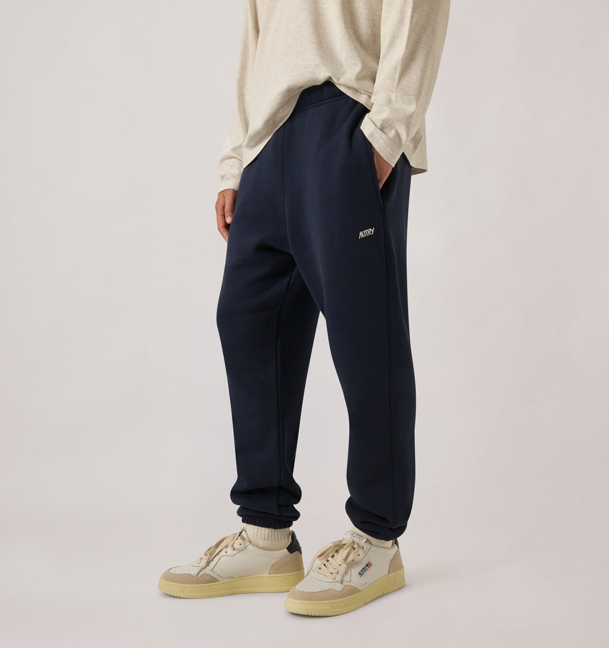 AUTRY EMBROIDERED LOGO SWEATPANTS MAN