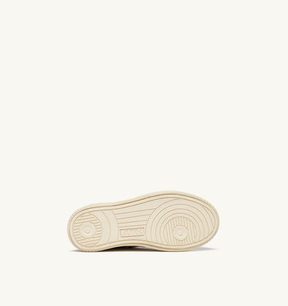 AUTRY MEDALIST KIDSTRIPES LOW SNEAKERS IN WHITE LEATHER