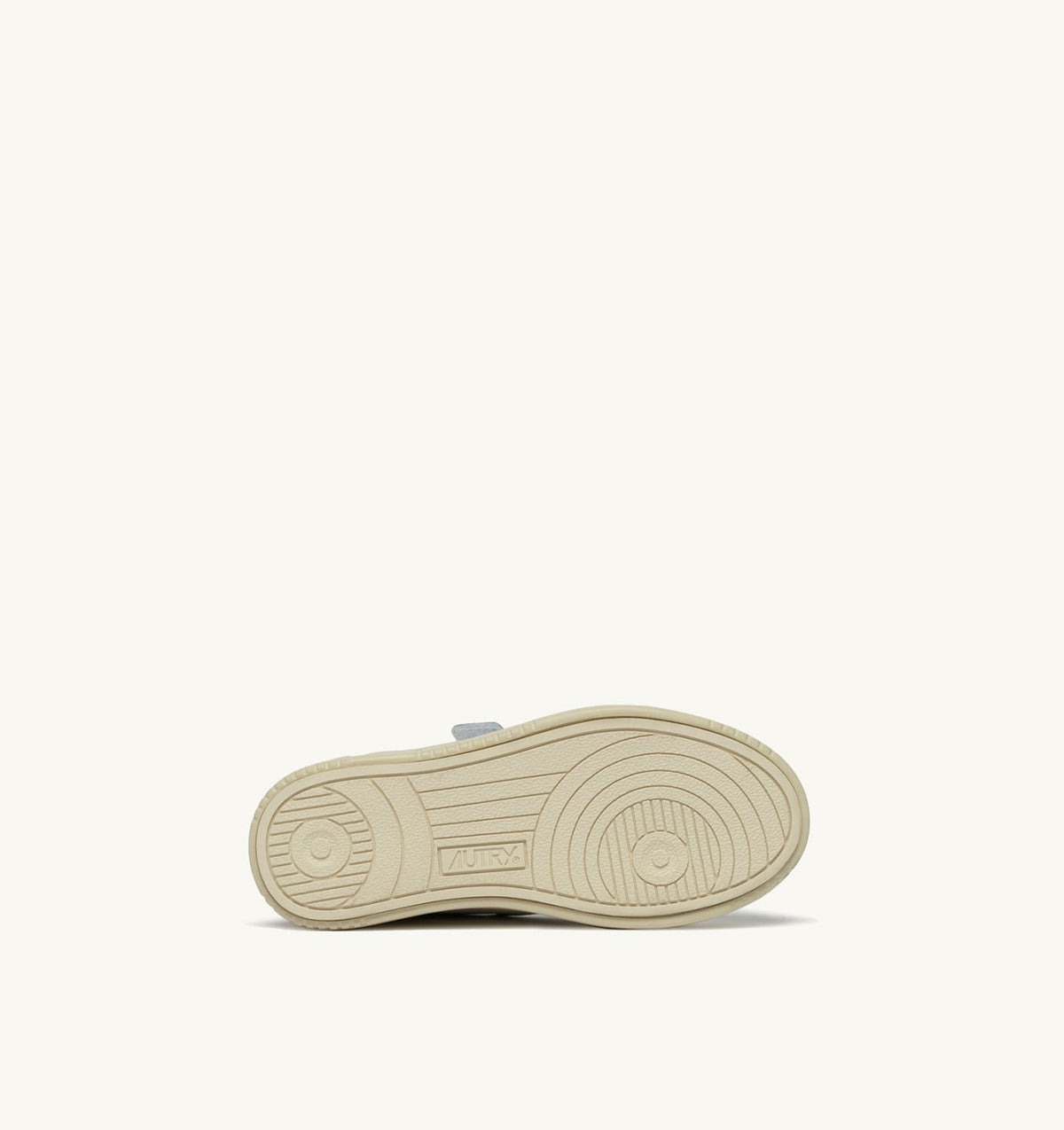AUTRY MEDALIST LOW KIDSTRIPES SNEAKERS IN LEATHER COLOR WHITE AND GLITTER