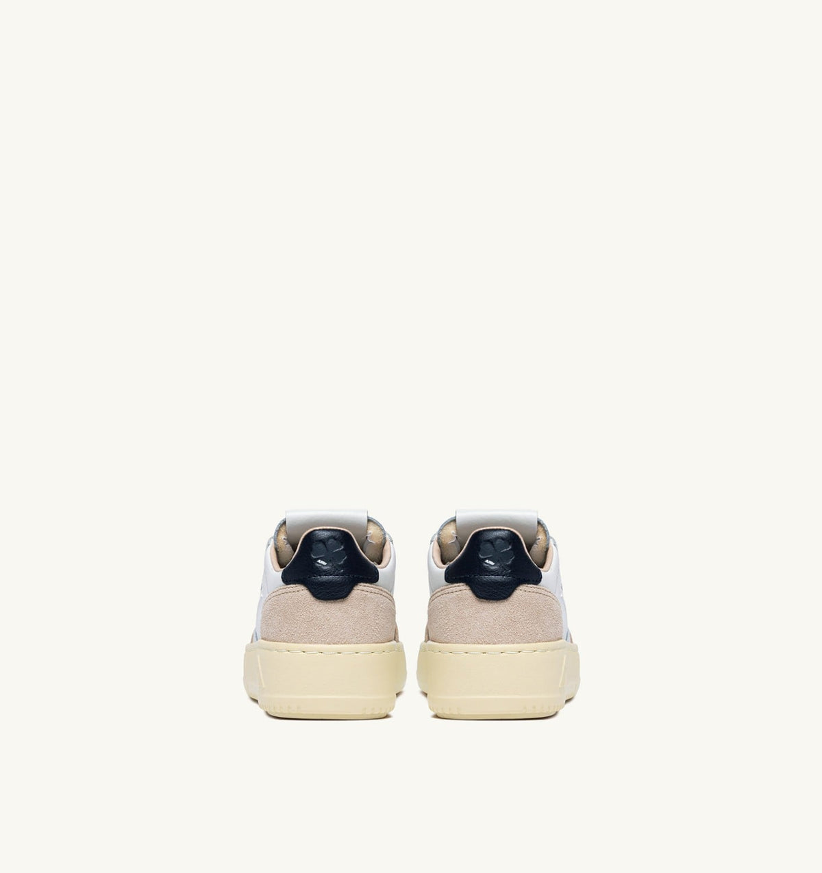 AUTRY MEDALIST KIDS LOW SNEAKERS IN WHITE AND BLUE SPACE SUEDE