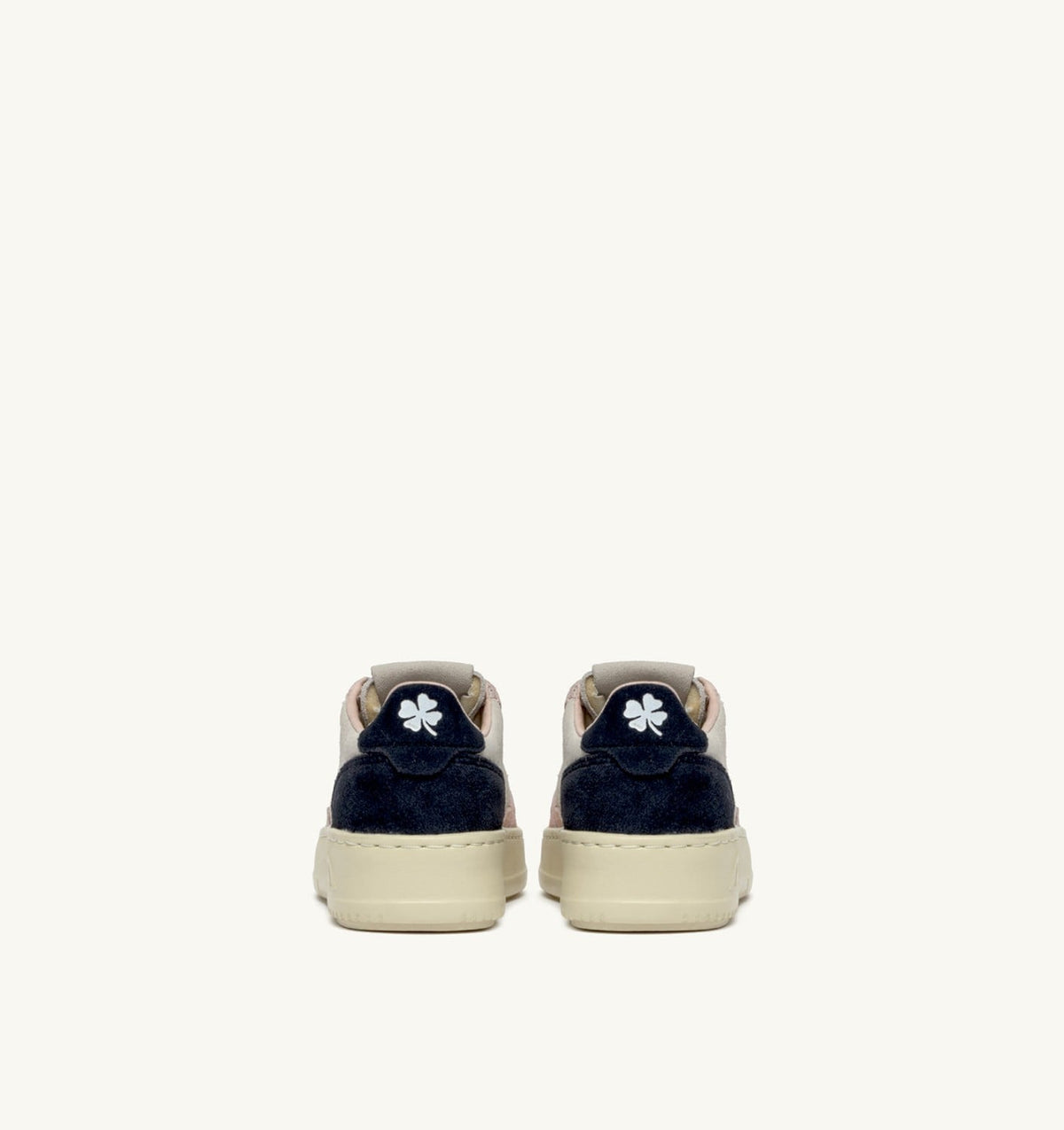 AUTRY MEDALIST KIDS LOW SNEAKERS IN SUEDE COLOR ATLANTIC WHITE AND ROSEMARY