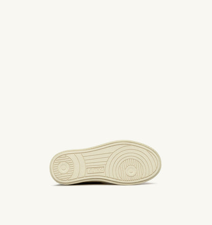 AUTRY MEDALIST KIDS LOW SNEAKERS IN SUEDE COLOR ATLANTIC WHITE AND ROSEMARY
