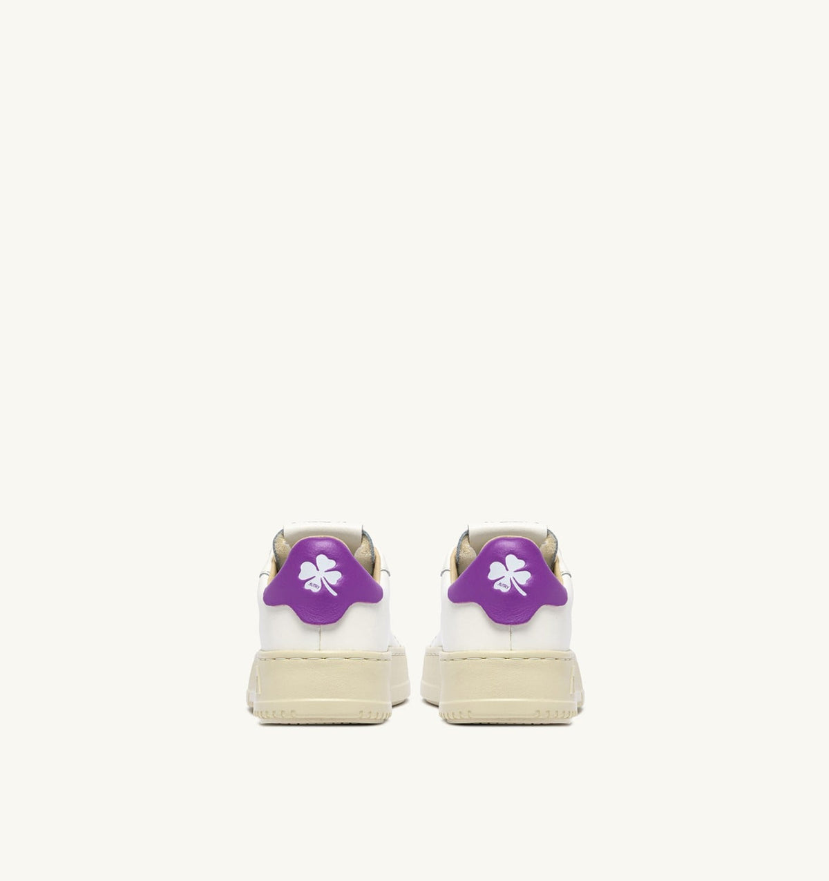 AUTRY SNEAKERS DALLAS KIDS LOW IN MARSHMALLOW AND DEWBERRY LEATHER