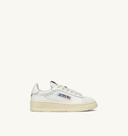 AUTRY DALLAS KIDS LOW SNEAKERS IN WHITE LEATHER