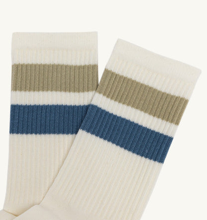 AUTRY STRIPED JACQUARD LOGO SOCKS KIDS
