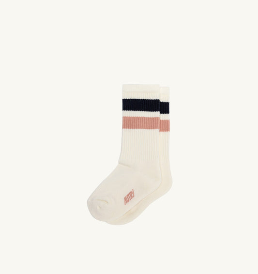 AUTRY STRIPED JACQUARD LOGO SOCKS KIDS