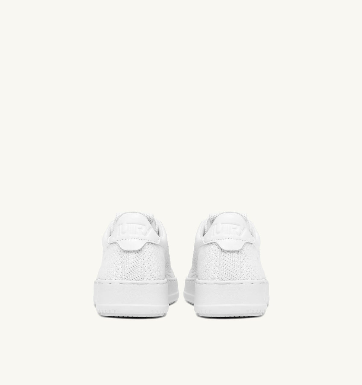 AUTRY MEDALIST EASEKNIT LOW SNEAKERS IN WHITE KNIT