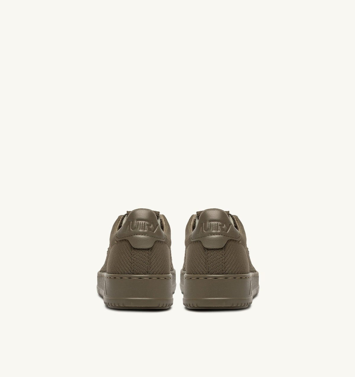 AUTRY MEDALIST EASEKNIT LOW SNEAKERS IN COVERT GREEN KNIT