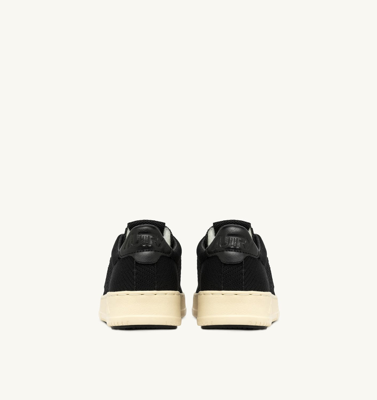 AUTRY EASEKNIT MEDALIST LOW SNEAKERS IN BLACK COLOR KNIT