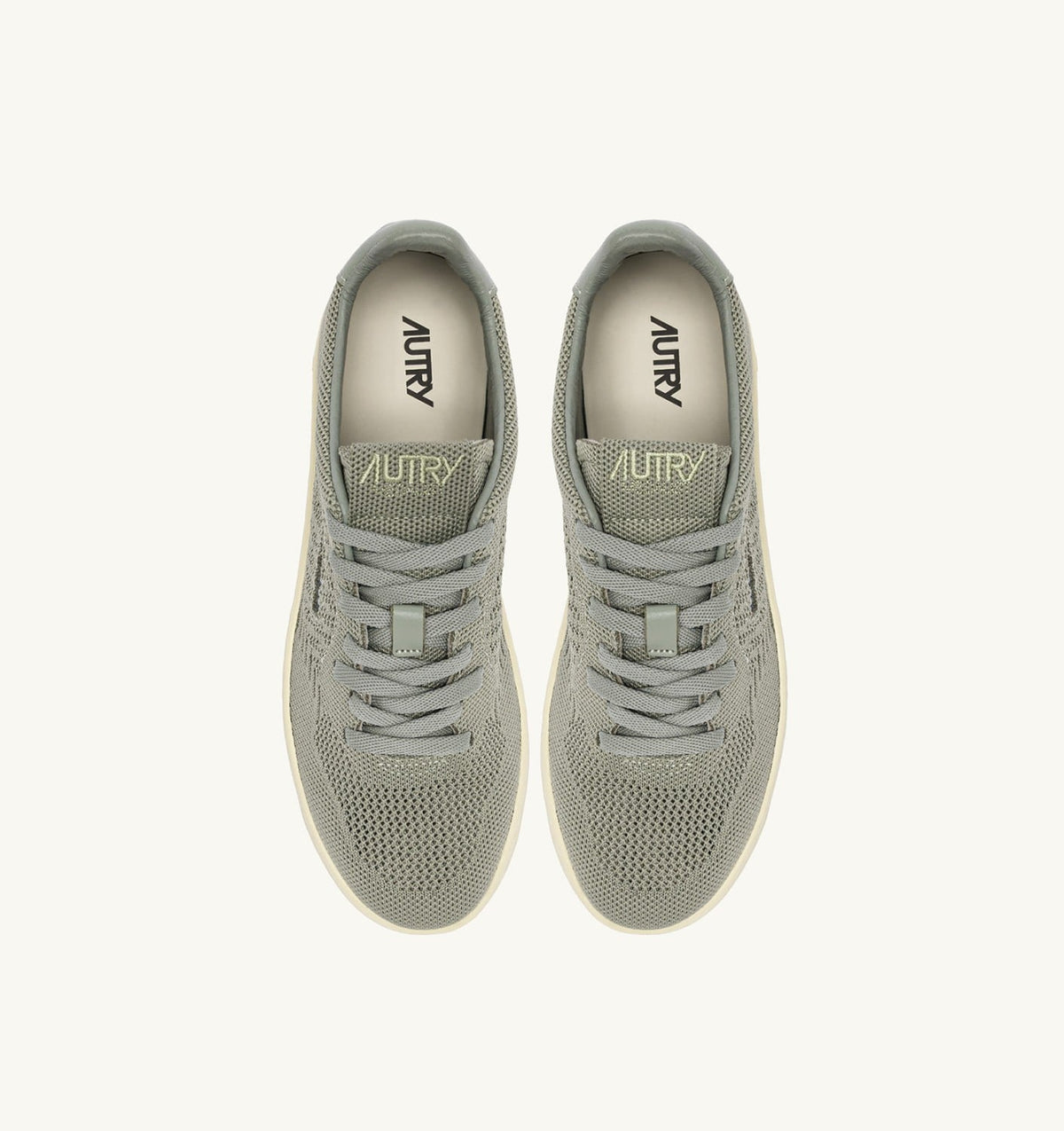 AUTRY MEDALIST EASEKNIT LOW SNEAKERS IN SEA GRASS KNIT