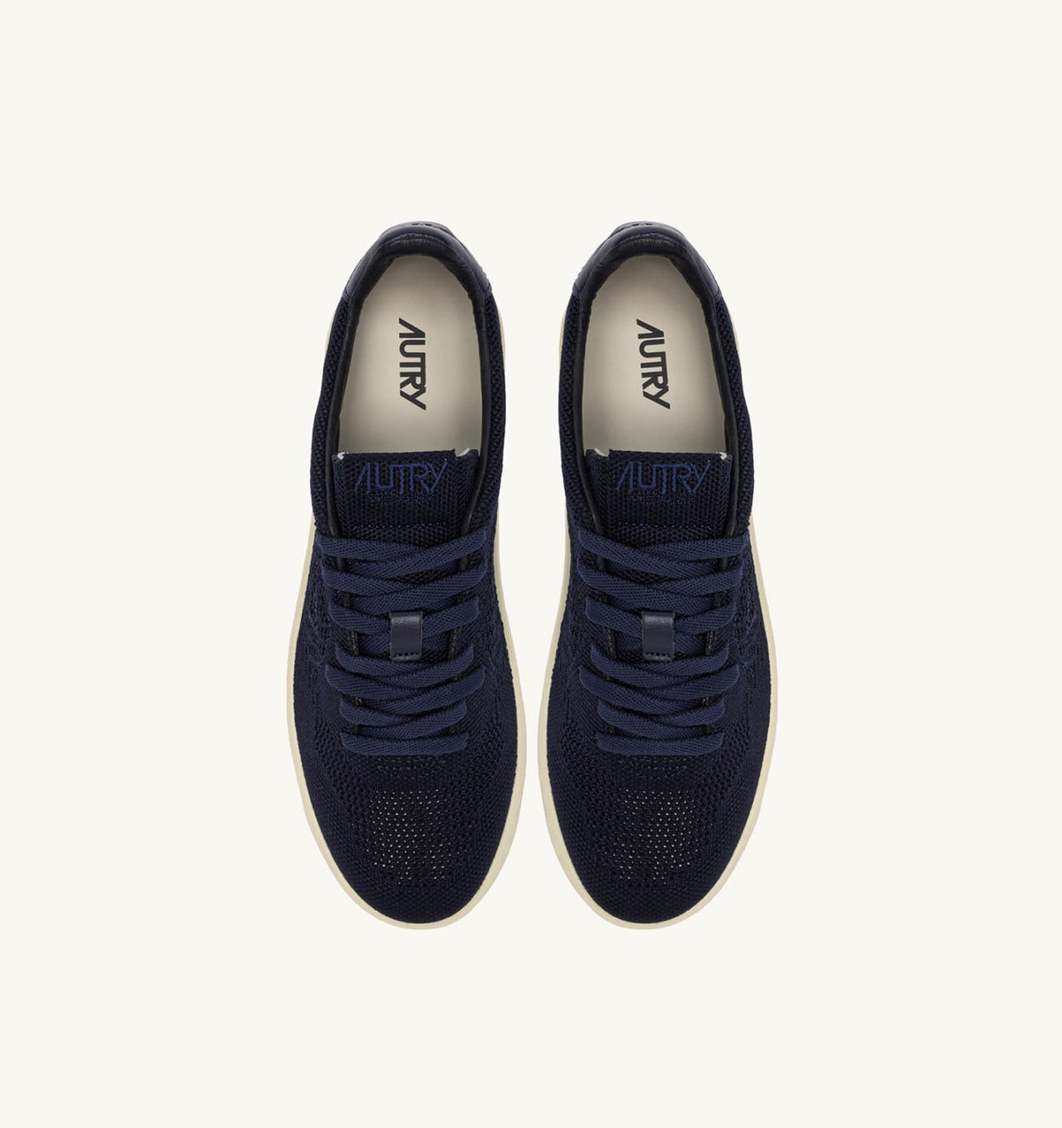 AUTRY MEDALIST EASEKNIT LOW SNEAKERS IN SPACE BLUE KNIT