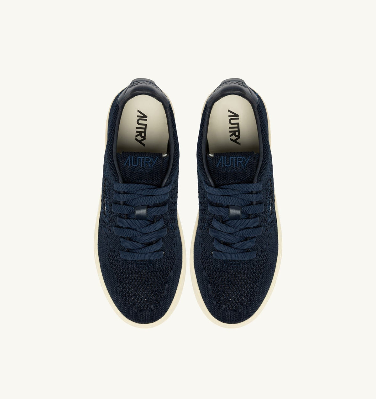 AUTRY MEDALIST EASEKNIT LOW SNEAKERS IN SPACE BLUE KNIT