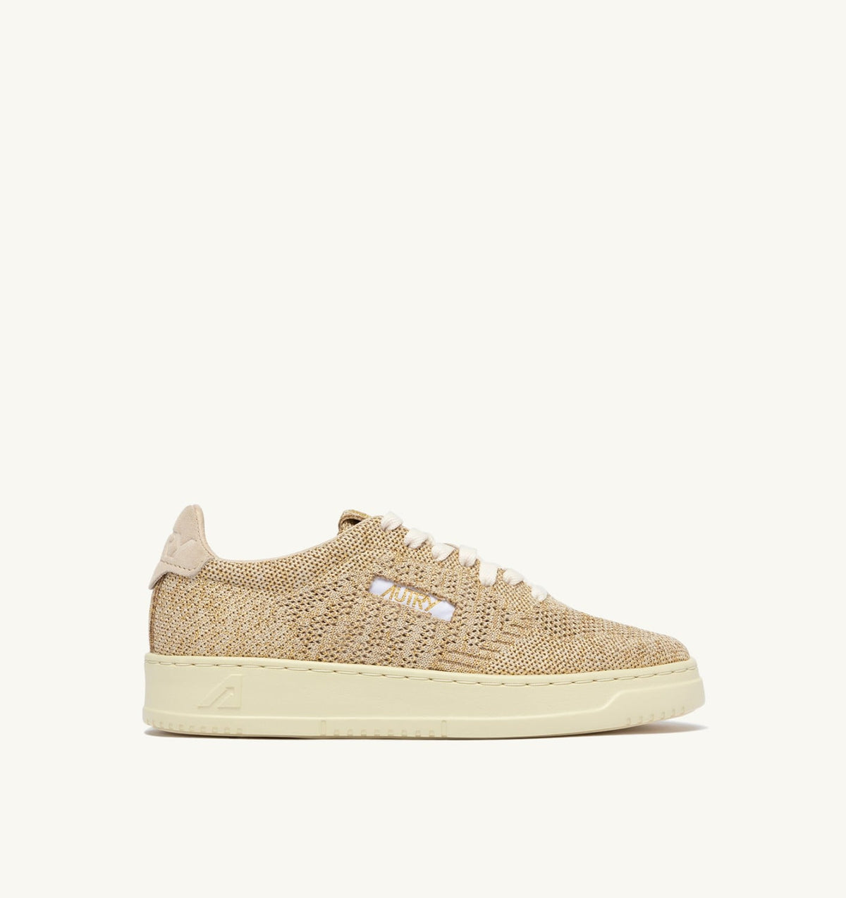 AUTRY MEDALIST EASEKNIT LOW SNEAKERS IN PLATINUM KNIT