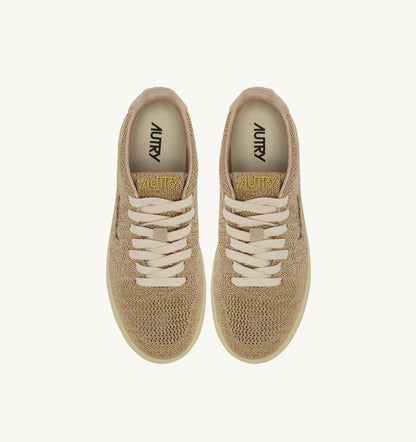 AUTRY MEDALIST EASEKNIT LOW SNEAKERS IN PLATINUM KNIT