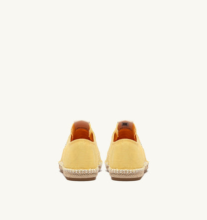 AUTRY SANDY ESPADRILLES IN PASTEL YELLOW CANVAS