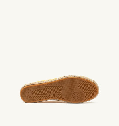 AUTRY SANDY ESPADRILLES IN PASTEL YELLOW CANVAS