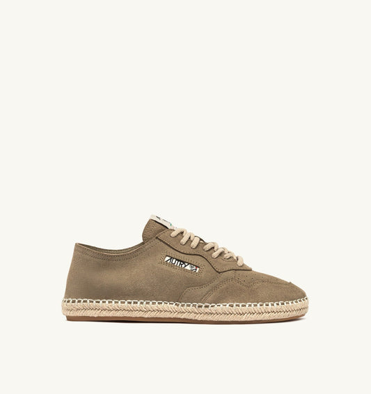 AUTRY SANDY ESPADRILLES IN TAOS TAUPE SUEDE