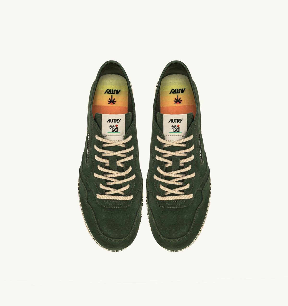 AUTRY SANDY ESPADRILLES IN MOSS SUEDE