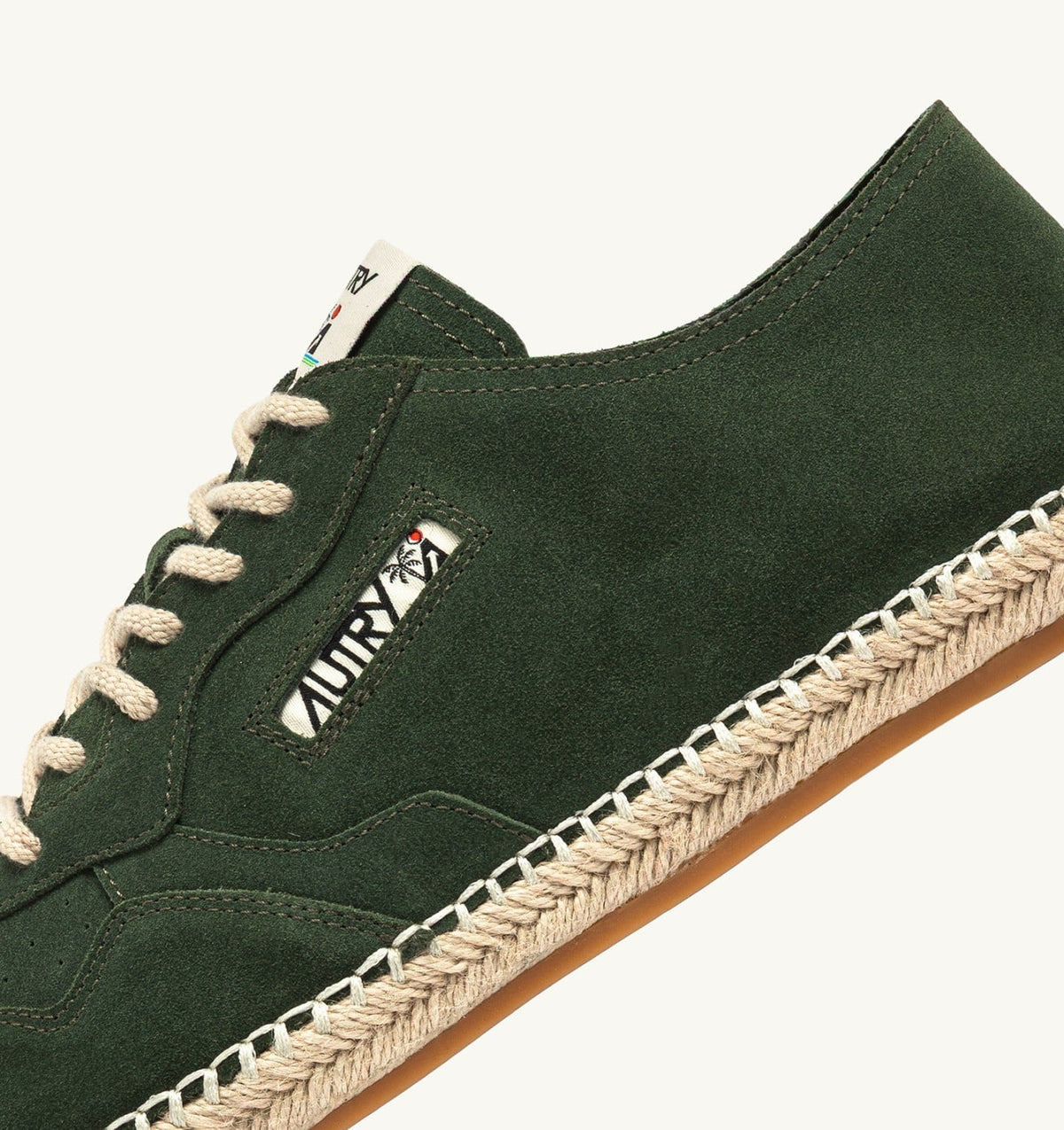 AUTRY SANDY ESPADRILLES IN MOSS SUEDE