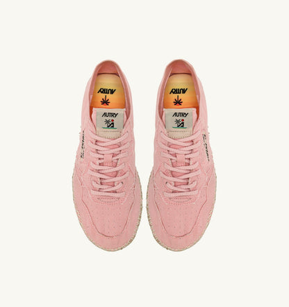AUTRY SANDY ESPADRILLES IN PINK CANVAS