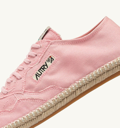 AUTRY SANDY ESPADRILLES IN PINK CANVAS