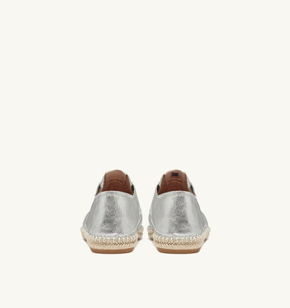 AUTRY SANDY ESPADRILLES IN SILVER CANVAS
