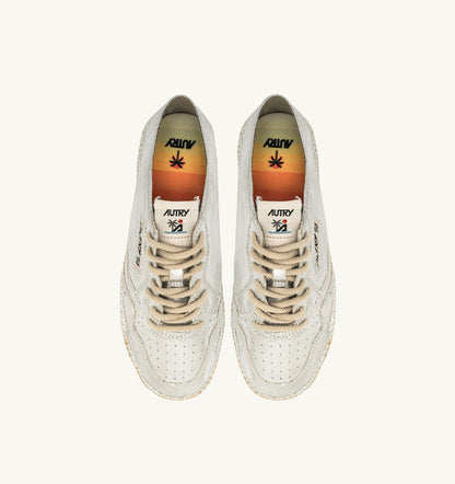 AUTRY SANDY ESPADRILLES IN SILVER CANVAS
