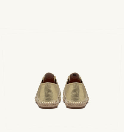 AUTRY SANDY ESPADRILLES IN GOLD CANVAS