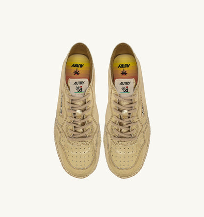 AUTRY SANDY ESPADRILLES IN GOLD CANVAS