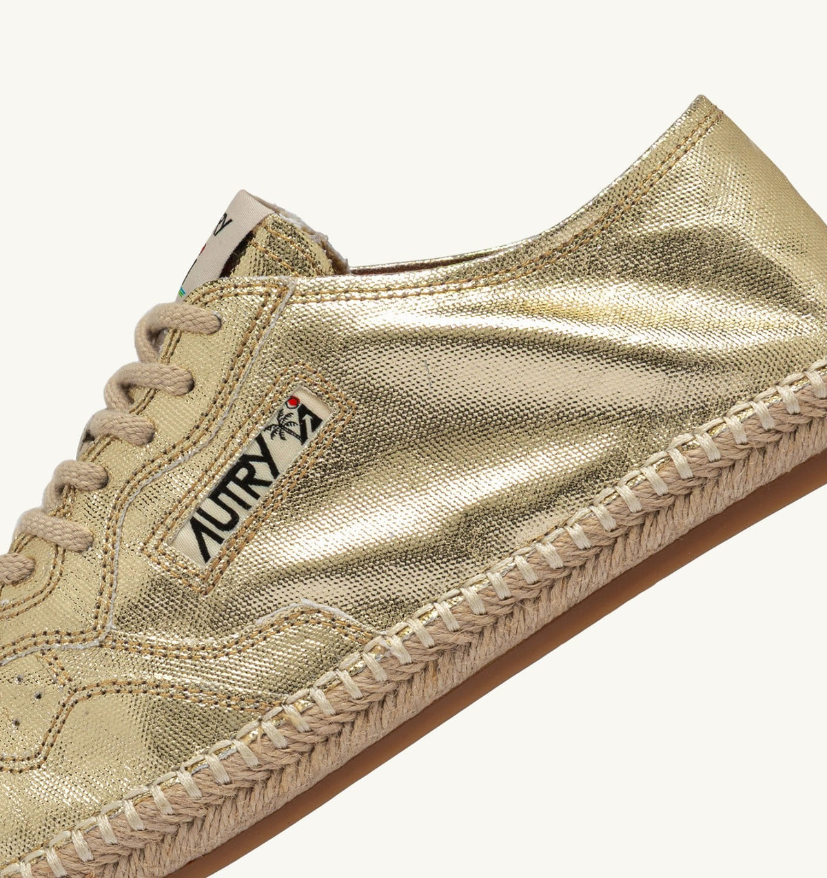 AUTRY SANDY ESPADRILLES IN GOLD CANVAS