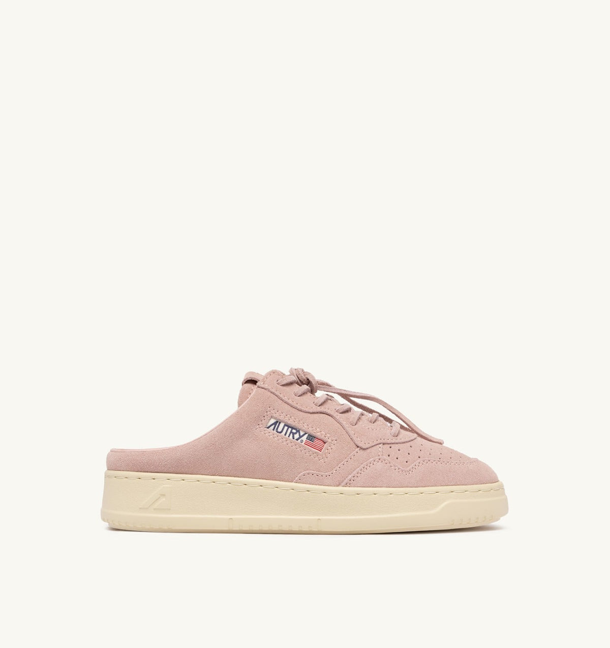 AUTRY MEDALIST MULE SNEAKERS IN SILK SUEDE