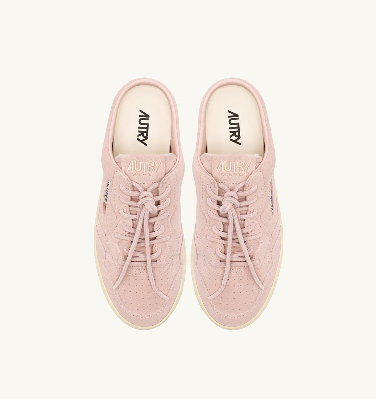 AUTRY MEDALIST MULE SNEAKERS IN SILK SUEDE