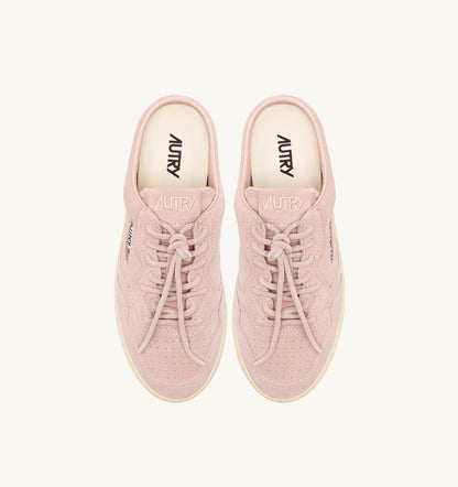 AUTRY MEDALIST MULE SNEAKERS IN SILK SUEDE