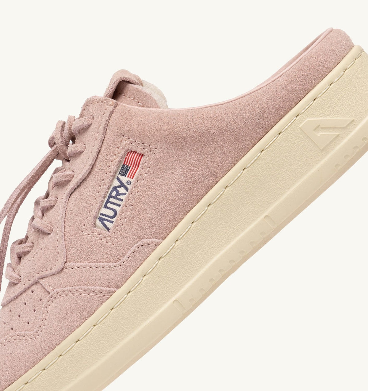 AUTRY MEDALIST MULE SNEAKERS IN SILK SUEDE