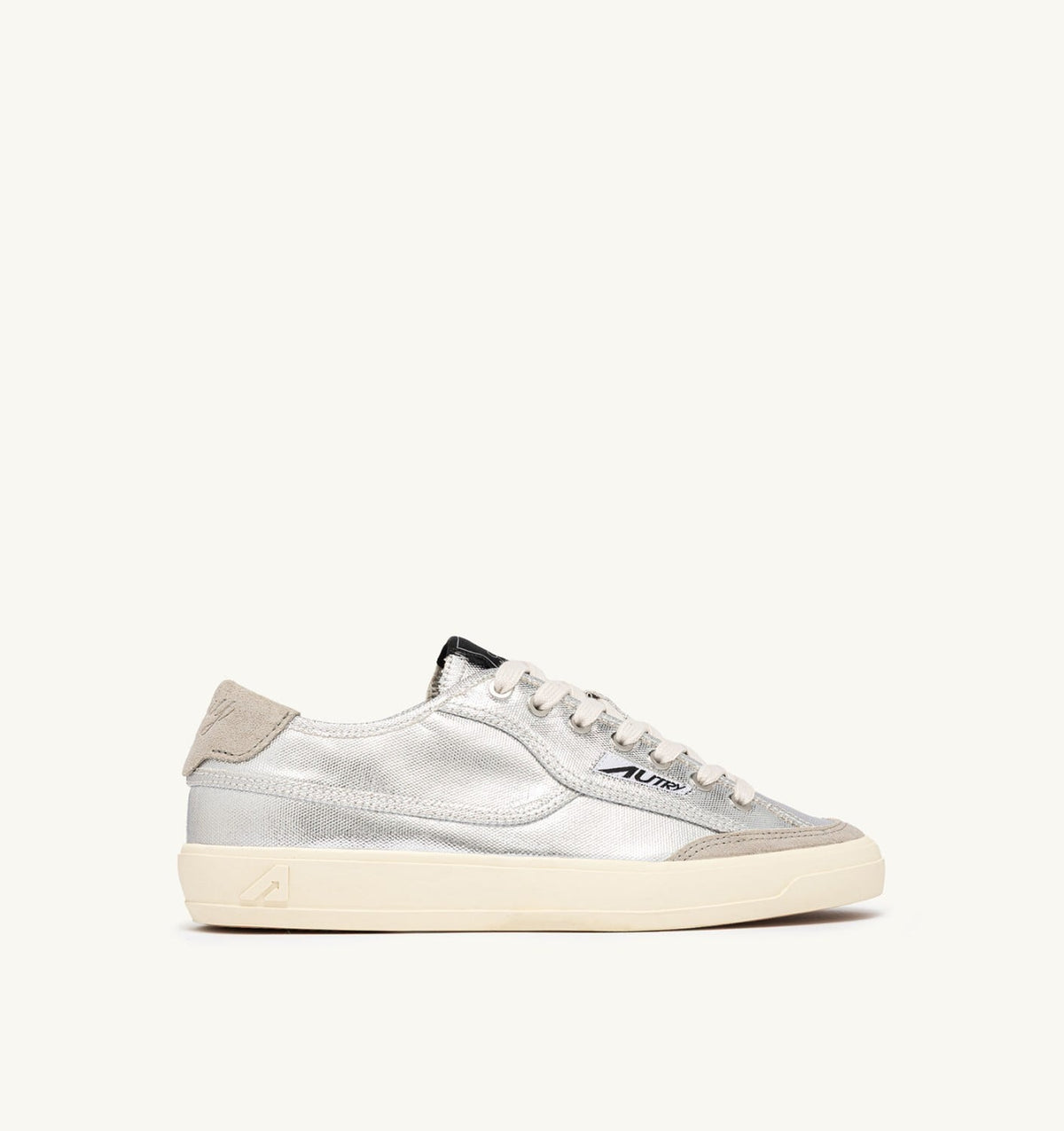 AUTRY WINDSCAPE LOW SNEAKERS IN SILVER CANVAS