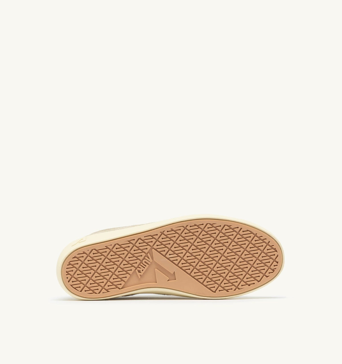 AUTRY WINDSCAPE LOW SNEAKERS IN PLATINUM AND SAND LAMINATED SUEDE